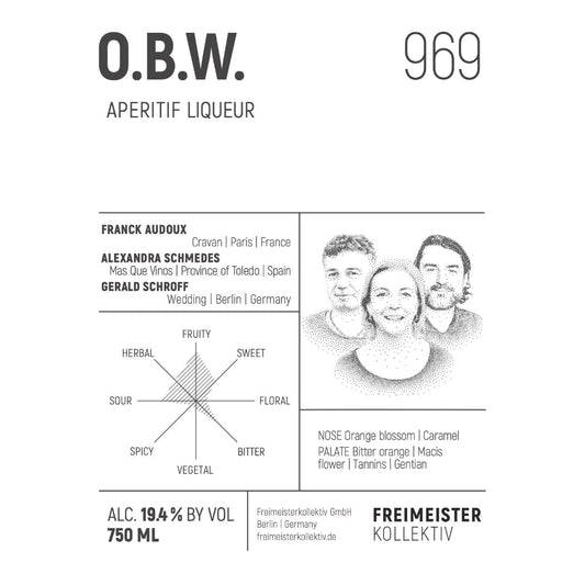 O.B.W. 969 Aperitif Liqueur - BuyArak.Com