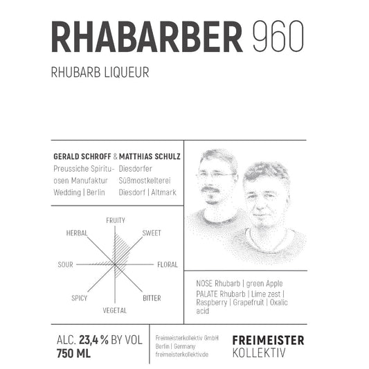 Rhabarber 960 Rhubarb Liqueur - BuyArak.Com